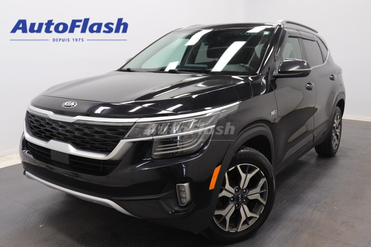 Used 2021 Kia Seltos EX PREMIUM 2.0L, CUIR, TOIT OUVRANT, SIEGES CHAUFF for sale in Saint-Hubert, QC