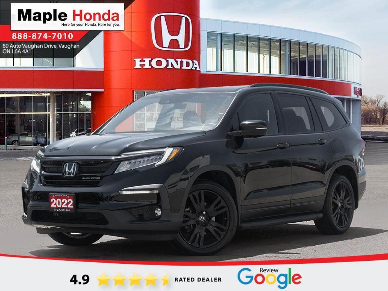 Used 2022 Honda Pilot Navigation| Panoramic roof| Blind Spot Sensors| Pa for sale in Vaughan, ON
