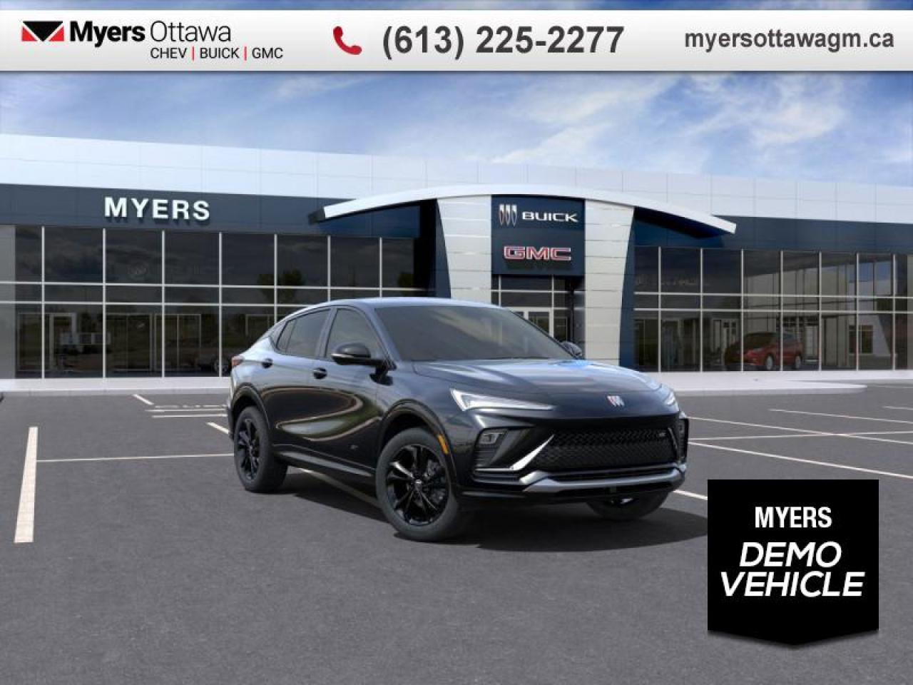 <br> <br>  With a flowing roofline, sleek sportback design and a bold stance, this Buick Envista sure makes a great first impression. <br> <br>Buicks represents a bold foray into the crossover SUV segment, and debuts with arresting styling and a suite of awesome tech and safety features. The swooping roofline and bold proportions make for a certain head-turner when on the move. With impressive performance and satisfying dynamics, this Buick Envista is sure to impress.<br> <br> This ebony twilight metallic SUV  has an automatic transmission and is powered by a  137HP 1.2L 3 Cylinder Engine.<br> <br> Our Envistas trim level is Sport Touring. This breathtaking SUV comes loaded with amazing standard features such as heated front seats with lumbar adjustment, a heated steering wheel, remote engine start, wi-fi hotspot capability, and an 11-inch diagonal touchscreen with wireless Apple CarPlay and Android Auto, with SiriusXM streaming radio. Additional features include adaptive cruise control, lane keeping assist with lane departure warning, lane change alert with blind zone alert, and a rear vision camera. This vehicle has been upgraded with the following features: Wifi, Onstar 4g Lte Wifi Hotspot.  This is a demonstrator vehicle driven by a member of our staff, so we can offer a great deal on it.<br><br> <br>To apply right now for financing use this link : <a href=https://creditonline.dealertrack.ca/Web/Default.aspx?Token=b35bf617-8dfe-4a3a-b6ae-b4e858efb71d&Lang=en target=_blank>https://creditonline.dealertrack.ca/Web/Default.aspx?Token=b35bf617-8dfe-4a3a-b6ae-b4e858efb71d&Lang=en</a><br><br> <br/>    3.99% financing for 84 months.  Incentives expire 2025-07-31.  See dealer for details. <br> <br><br> Come by and check out our fleet of 50+ used cars and trucks and 180+ new cars and trucks for sale in Ottawa.  o~o