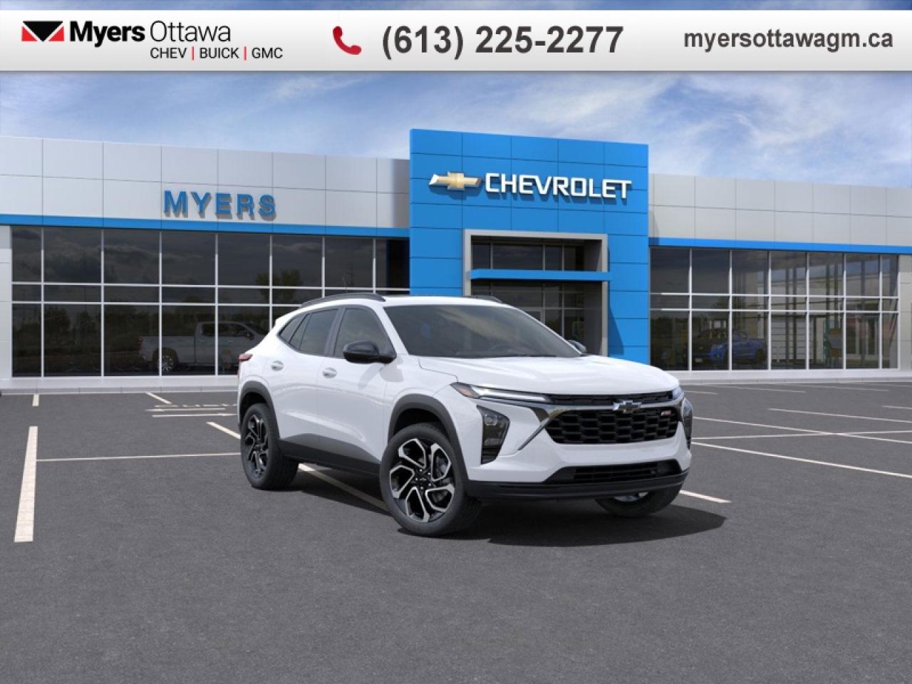 New 2025 Chevrolet Trax 2RS  2RS, SUNROOF , WHITE ON BLACK for sale in Ottawa, ON