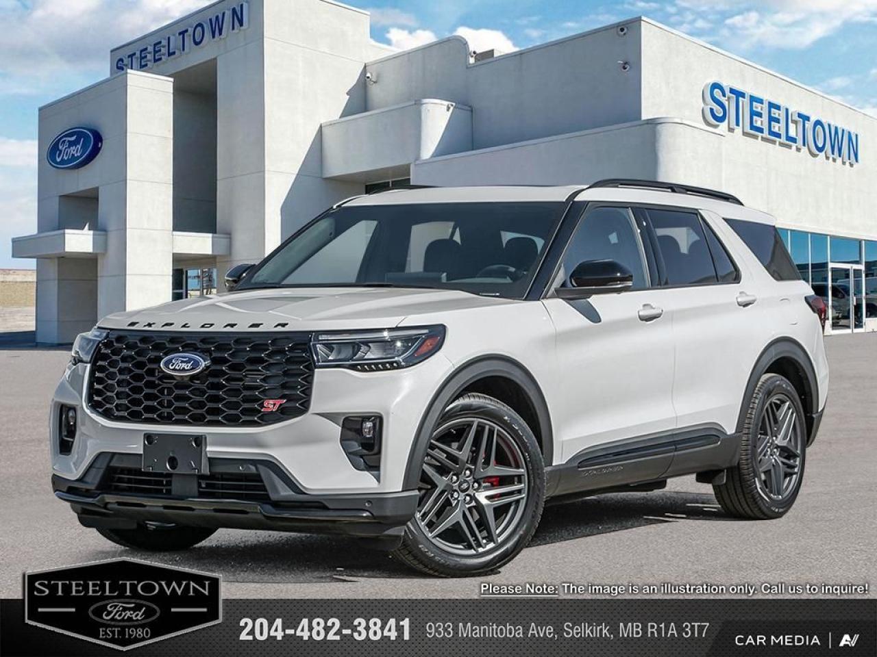 New 2025 Ford Explorer ST  -  Sunroof -  Cooled Seats for sale in Selkirk, MB
