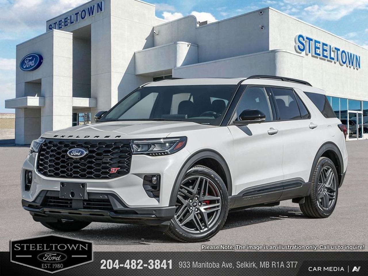 New 2025 Ford Explorer ST  -  Sunroof -  Cooled Seats for sale in Selkirk, MB