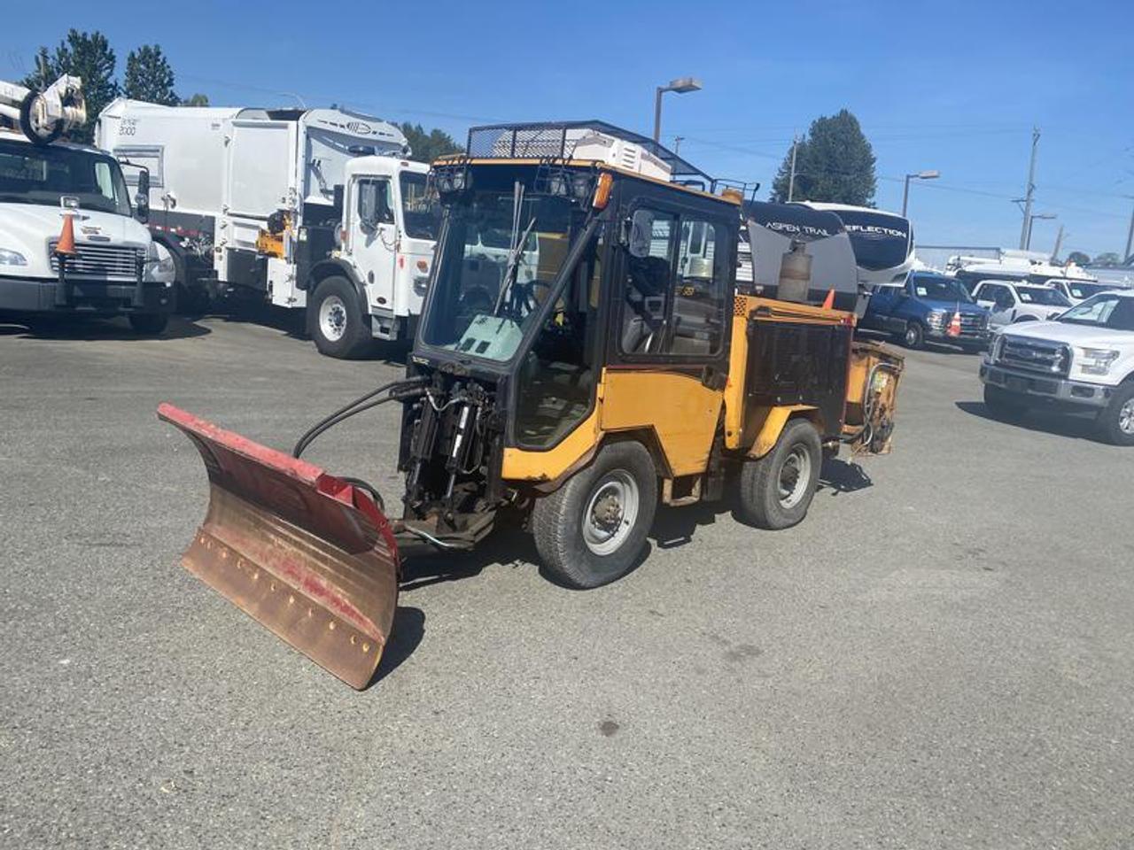 2010 Trackless MT6 Plow Spreader Diesel, 5,268 hours, 4 cylinder Engine size: 4.5 litre, Tire Size LT235/85R16, 75 inch Wheelbase,  includes a snow plow attachment and rear sander. Former municipality asset, comes with registration and can be plated.  $13,600.00 plus $375 processing fee, $13,975.00 total payment obligation before taxes.   Listing report, warranty, contract commitment cancellation fee, financing available on approved credit (some limitations and exceptions may apply). All above specifications and information is considered to be accurate but is not guaranteed and no opinion or advice is given as to whether this item should be purchased. We do not allow test drives due to theft, fraud, acts of vandalism and undetectable impaired driving. Instead we provide the following benefits: Complimentary Warranty (with options to extend), Limited Money Back Satisfaction Guarantee on Fully Completed Contracts, Contract Commitment Cancellation, and an Open-Ended Sell-Back Option. Ask seller for details or call 604-522-REPO(7376) to confirm listing availability.