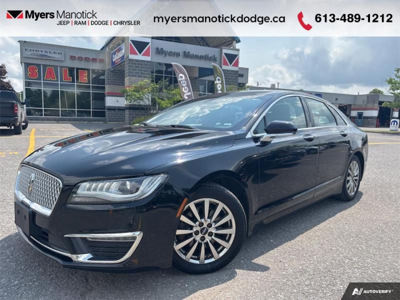 Used 2018 Lincoln MKZ Select AWD  - Leather Seats -  Bluetooth for sale in Ottawa, ON