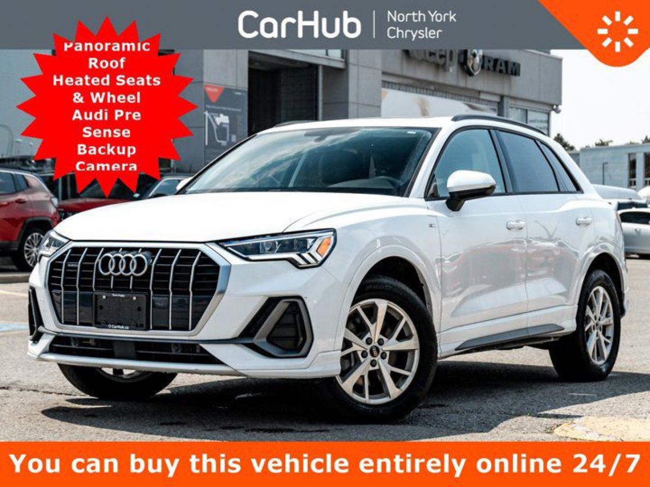 Used 2024 Audi Q3 Komfort Panoroof Heated Seats & Wheel Audi Pre Sense Backup Cam for sale in Thornhill, ON