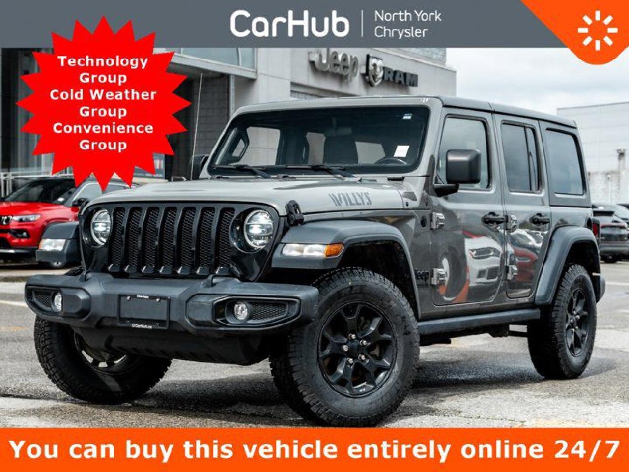 Used 2021 Jeep Wrangler Unlimited Willys Technology Group Cold Weather Group Convience Group for sale in Thornhill, ON