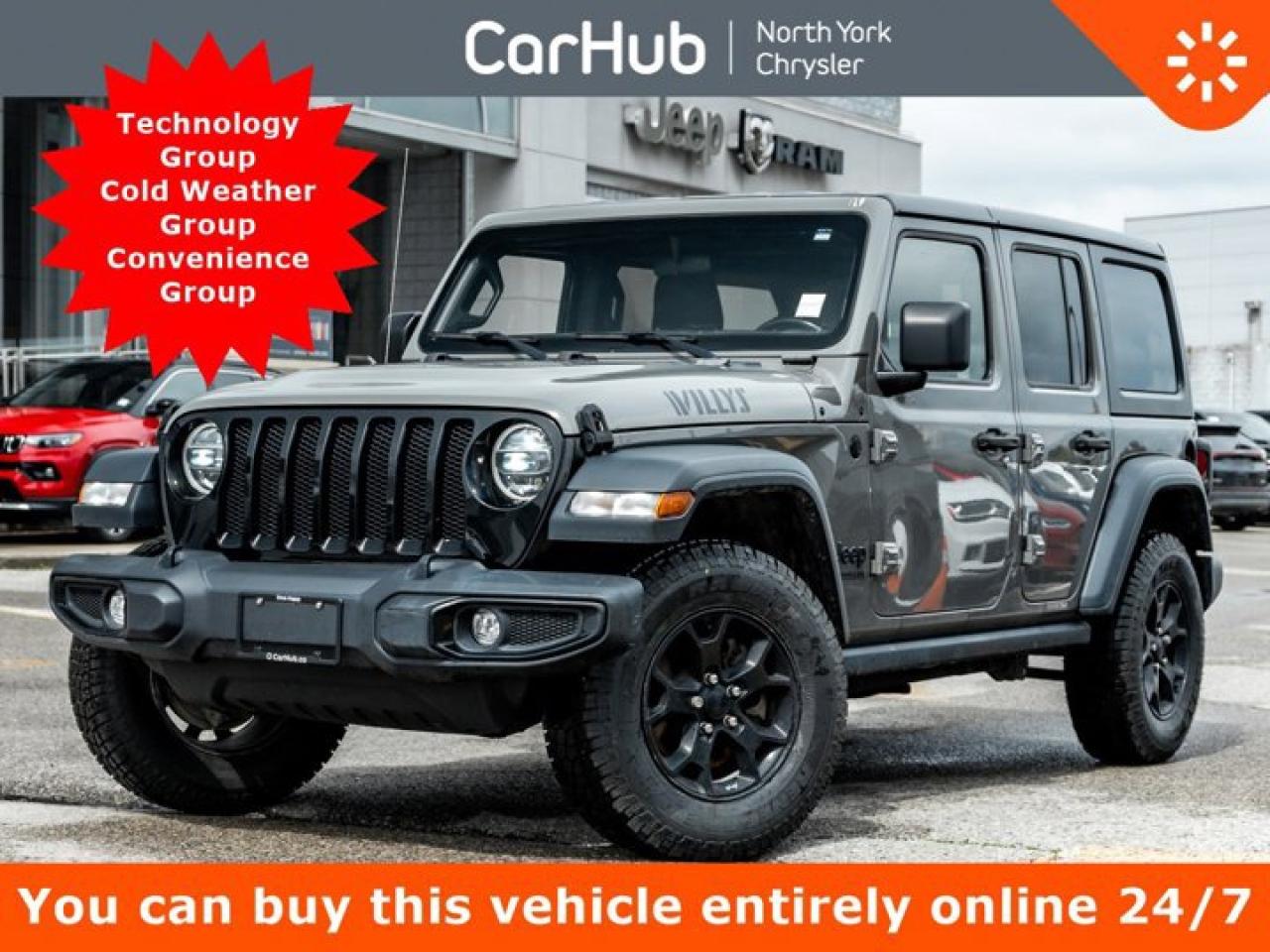 Used 2021 Jeep Wrangler Unlimited Willys Technology Group Cold Weather Group Convenience Group for sale in Thornhill, ON
