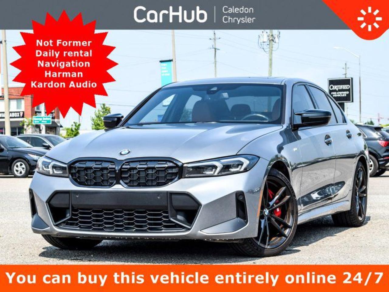 Used 2024 BMW 3 Series M340i xDrive Sunroof Sport Tuned Suspension for sale in Bolton, ON