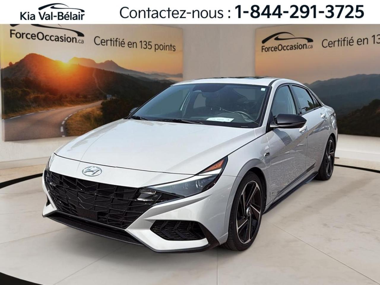 Used 2023 Hyundai Elantra N LINE ULTIMATE *TURBO *TOIT *CUIR *CAMERA *CRUISE for sale in Québec, QC