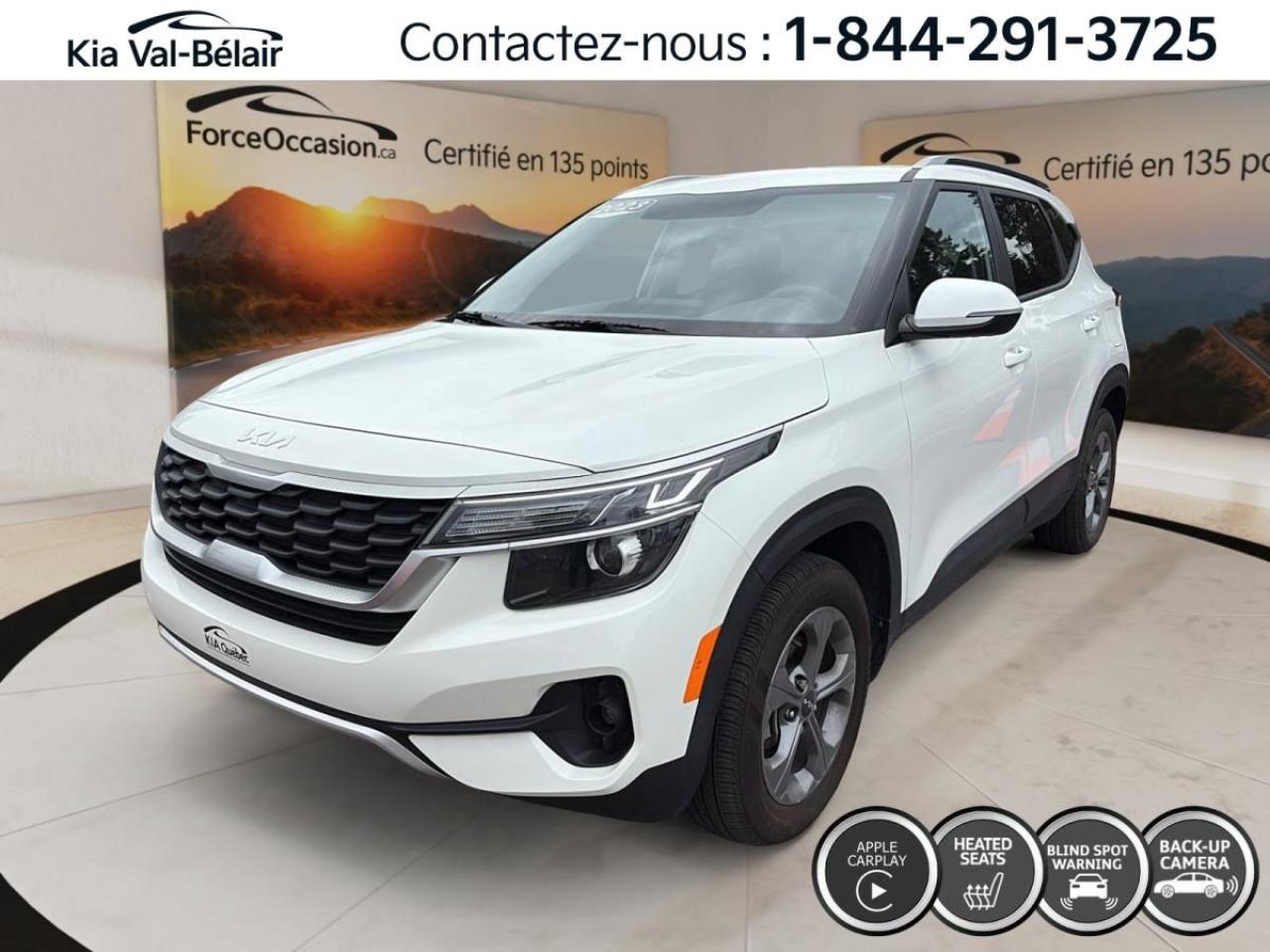 Used 2023 Kia Seltos LX *FWD *CAMÉRA *CARPLAY *CRUISE *SIÈGE CHAUF *A/C for sale in Québec, QC