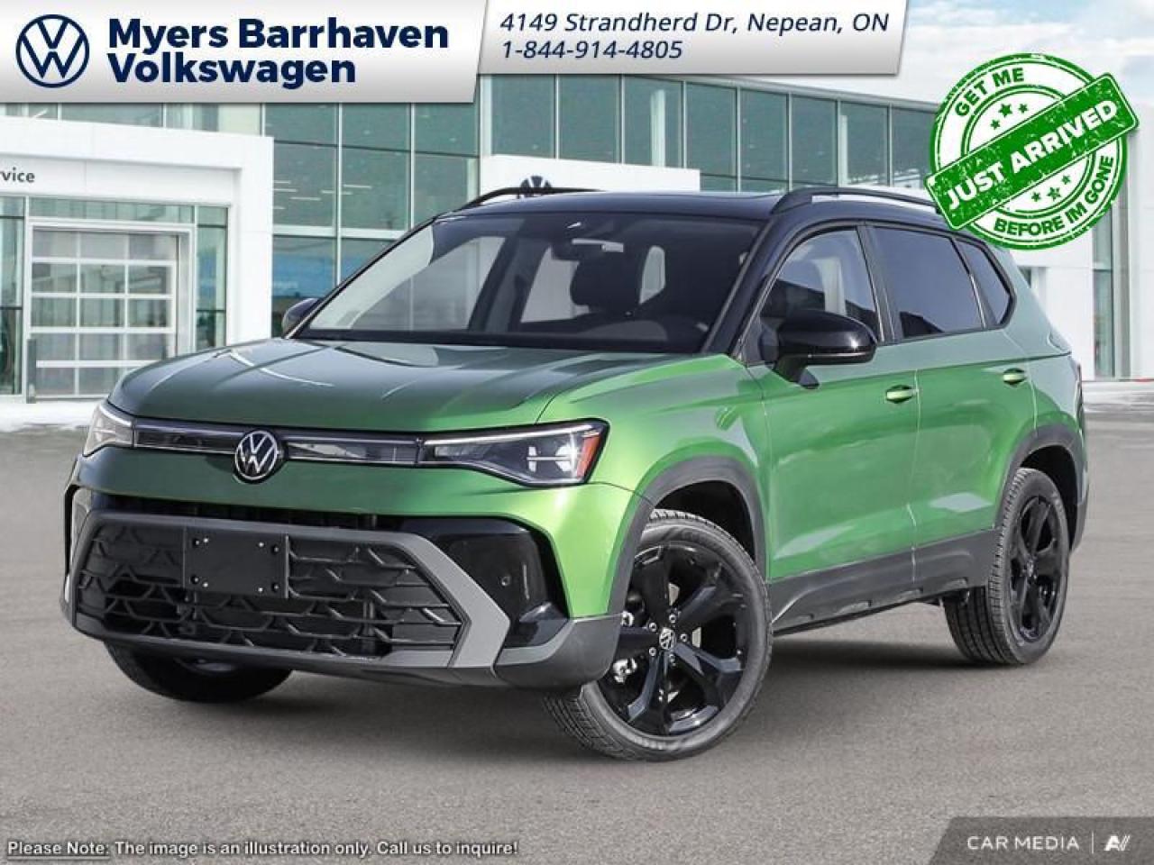 New 2025 Volkswagen Taos Comfortline Black Edition for sale in Nepean, ON