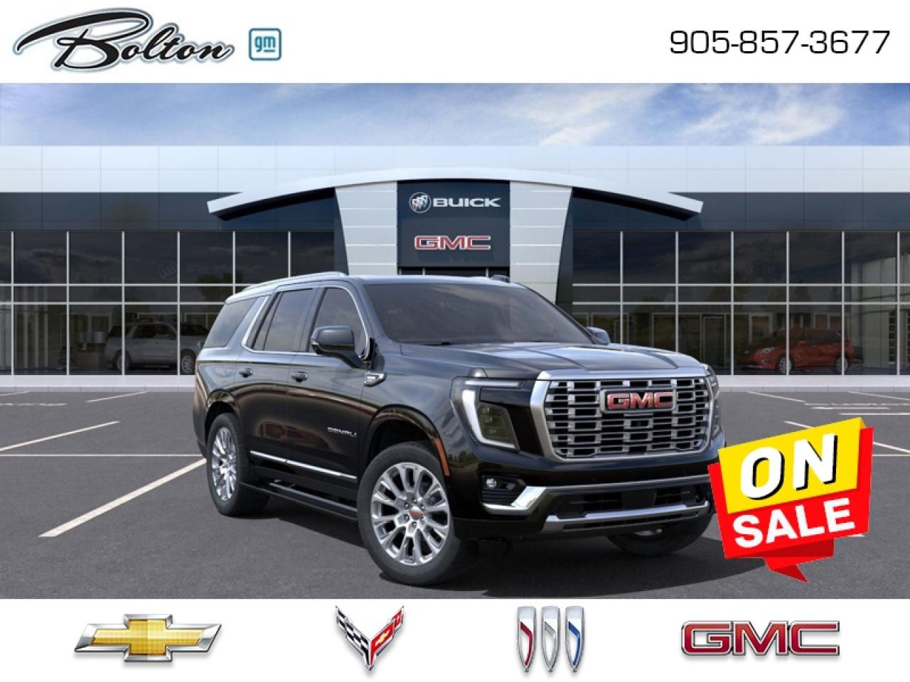New 2025 GMC Yukon Denali - Leather Seats - Diesel Engine for sale in Bolton, ON