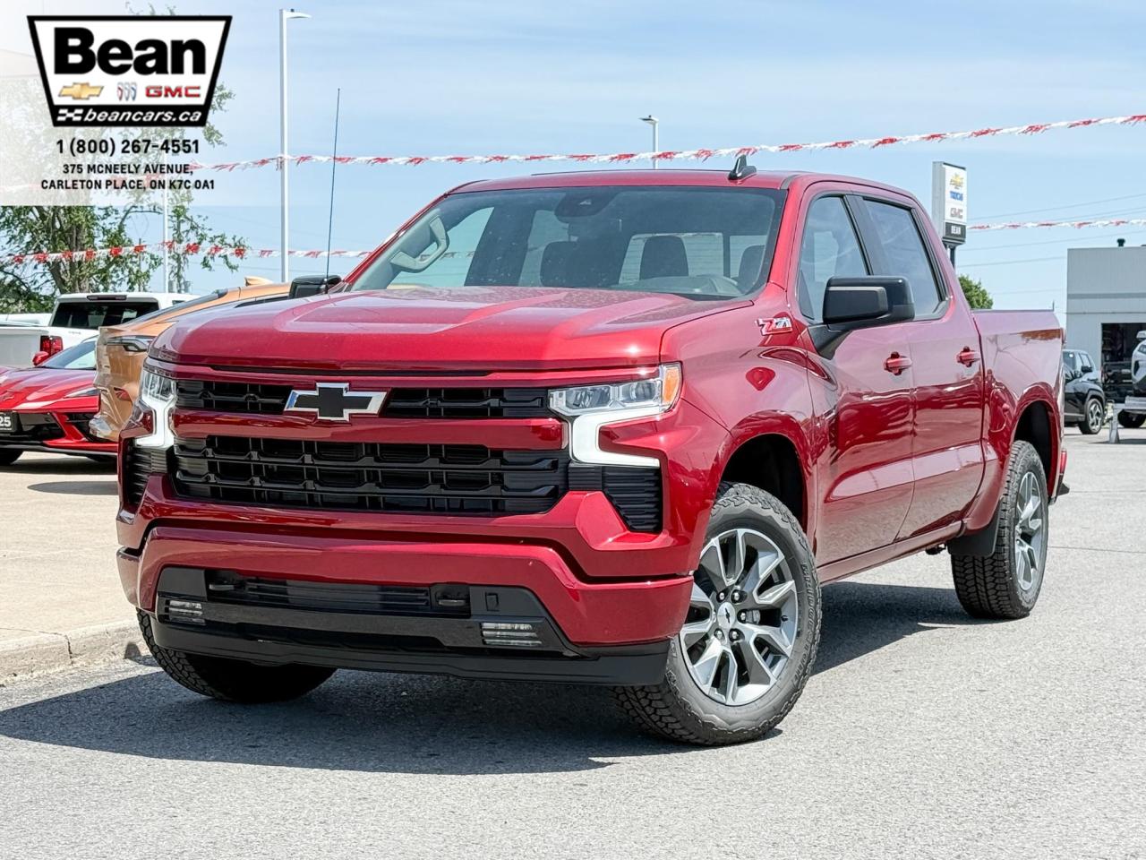 New 2025 Chevrolet Silverado 1500 RST 5.3L V8 WITH REMOTE START/ENTRY, SUNROOF, HEATED FRONT SEATS, HEATED STEERING WHEEL, HD REAR VISION, POWER UP/DOWN TAILGATE, APPLE CARPLAY AND ANDROID AUTO for sale in Carleton Place, ON