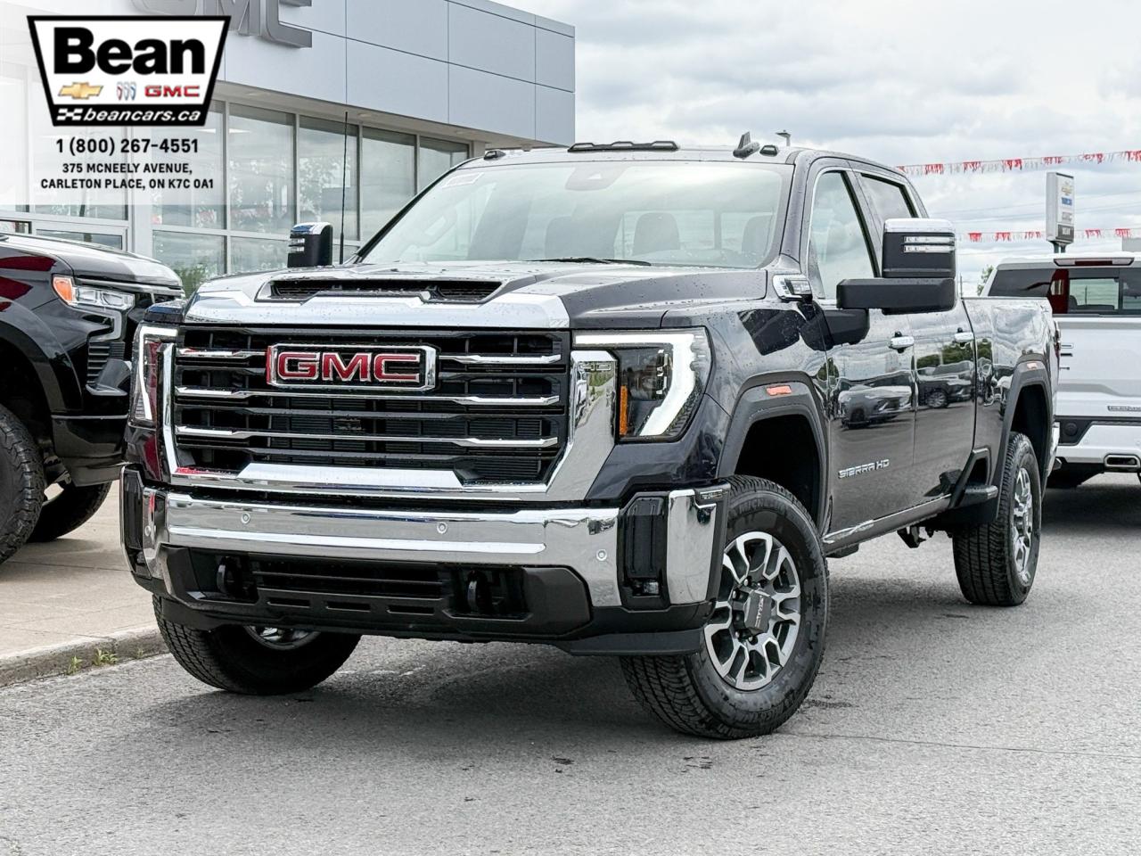 New 2025 GMC Sierra 2500 HD SLT 6.6L V8 WITH REMOTE START/ENTRY, HEATED SEATS, HEATED STEERING WHEEL, VENTILATED SEATS, HD SURROUND VISION, BOSE SOUND SYSTEM for sale in Carleton Place, ON