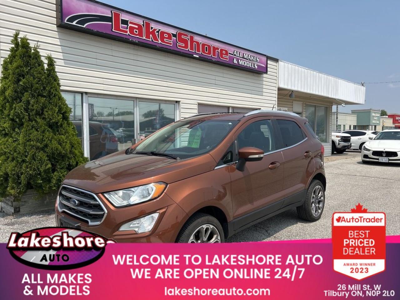 Used 2020 Ford EcoSport Titanium for sale in Tilbury, ON