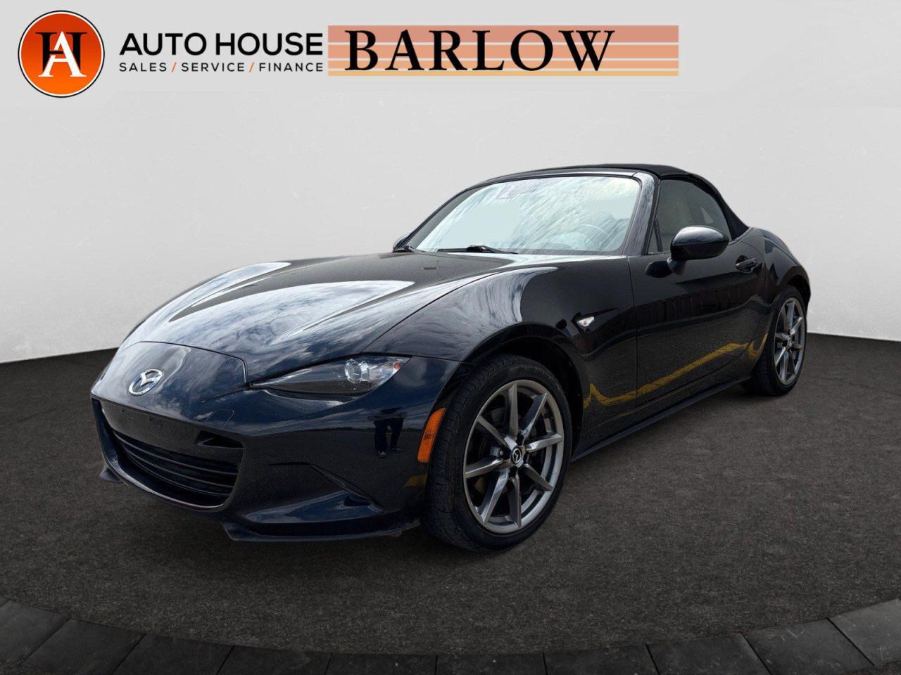 Used 2016 Mazda Miata MX-5 CONVERTIBLE GT LANE ASSIST PUSH BUTTON START BLIND SPOT DETECTION HEATED LEATHER SEATS for sale in Calgary, AB