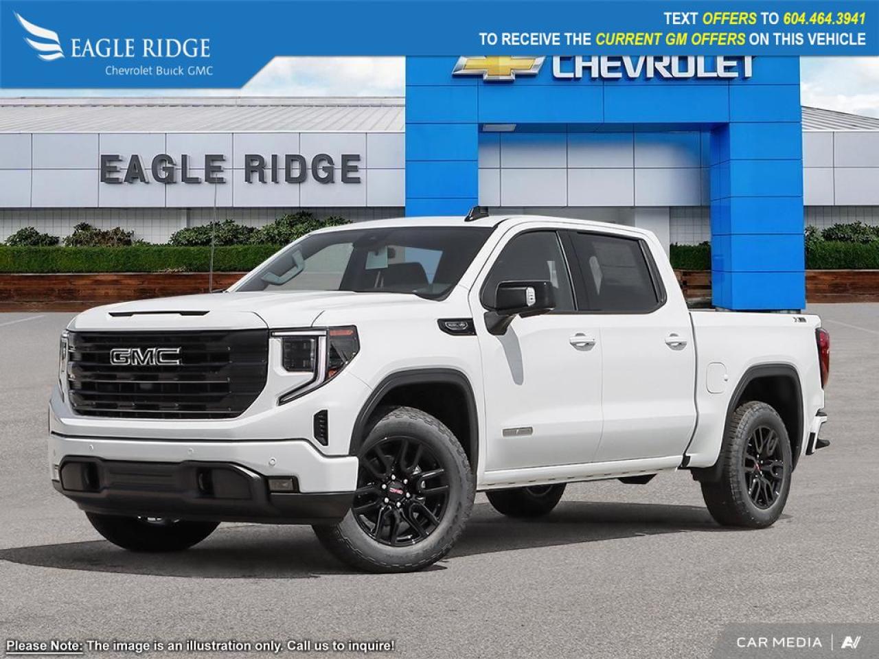 New 2025 GMC Sierra 1500 Elevation Power driver seat, Power Front Windows w/Driver Express Up/Down, Power Front Windows w/Passenger Express Down, Power Rear Windows w/Express Down, Power steering, Power windows, Push Button Start, Remo for sale in Coquitlam, BC