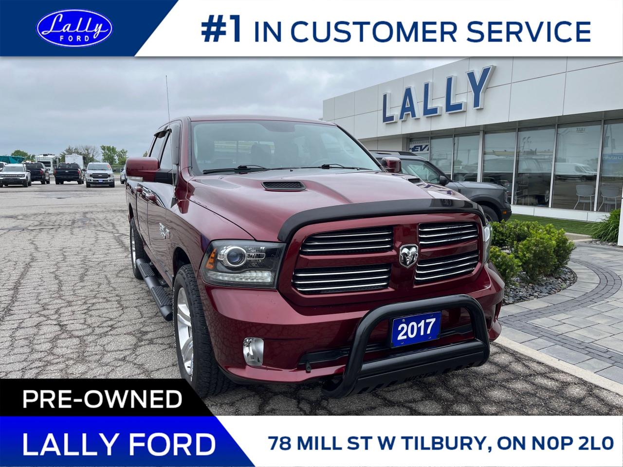 Used 2017 RAM 1500 Sport Hard Cove, Mint, Mint!! for sale in Tilbury, ON