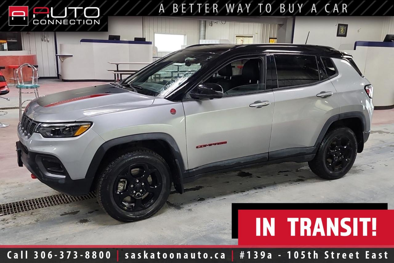 Used 2023 Jeep Compass Trailhawk Elite - 4x4 - LOW KMS - SUN AND SOUND PKG - WIRELESS CHARGING for sale in Saskatoon, SK