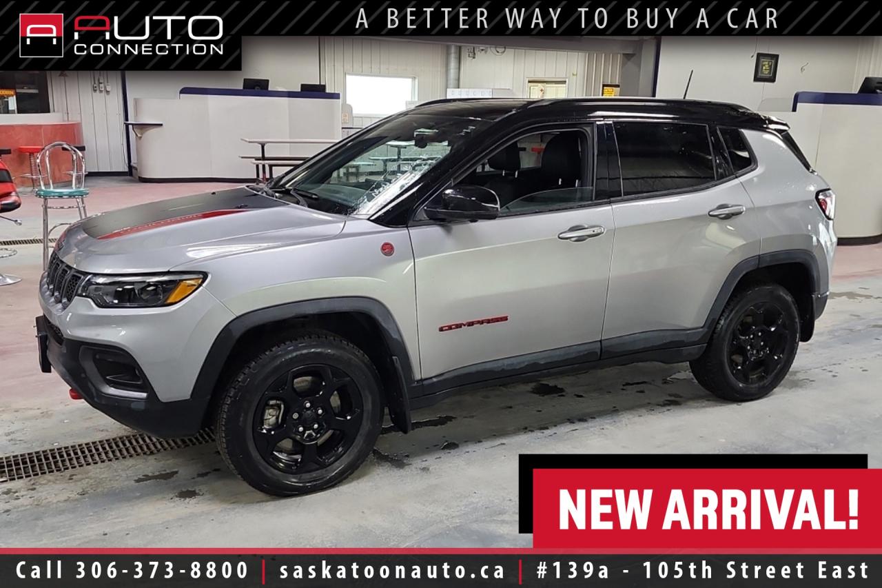 Used 2023 Jeep Compass Trailhawk Elite - 4x4 - LOW KMS - SUN AND SOUND PKG - WIRELESS CHARGING for sale in Saskatoon, SK