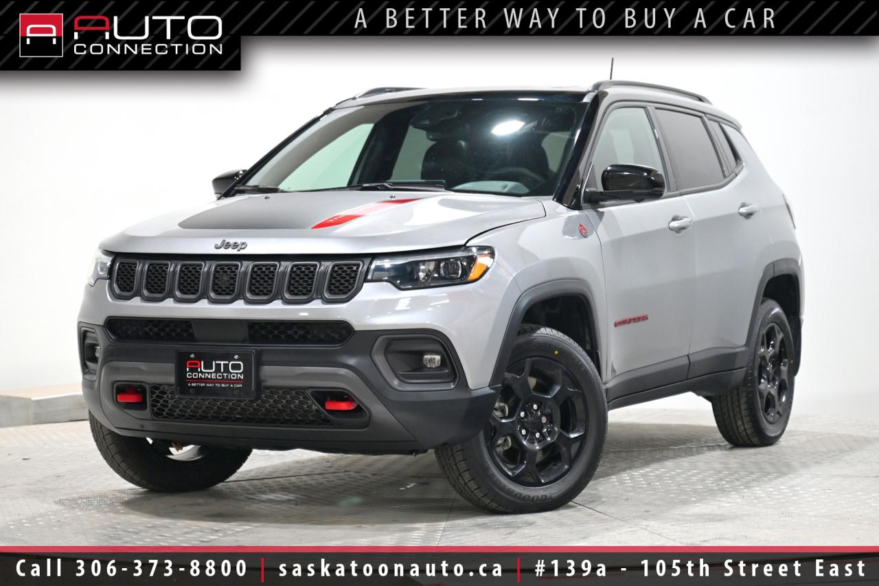 Used 2023 Jeep Compass Trailhawk Elite - 4x4 - LOW KMS - SUN AND SOUND PKG - WIRELESS CHARGING for sale in Saskatoon, SK