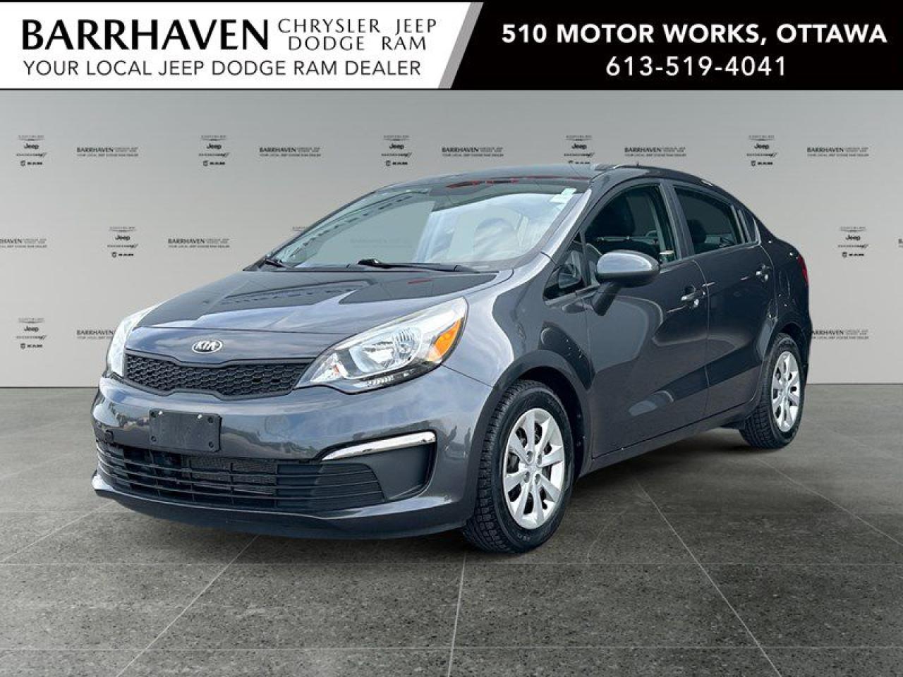 Used 2017 Kia Rio LX+ | 6-Speed | Ultra Low KM's for sale in Ottawa, ON