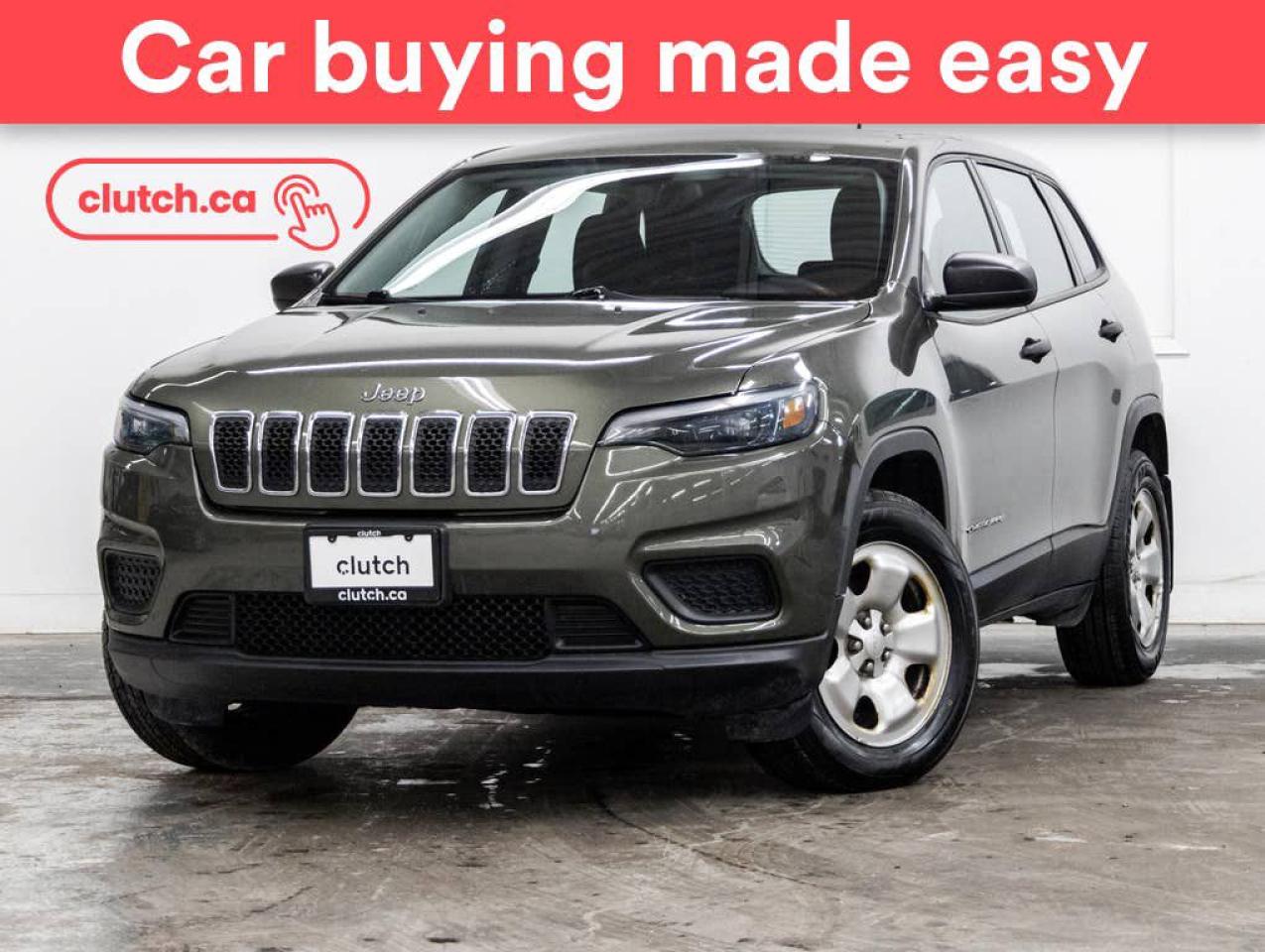 Used 2019 Jeep Cherokee Sport 4x4 w/ Apple CarPlay & Android Auto, Heated Steering Wheel, Rearview Cam for sale in Toronto, ON