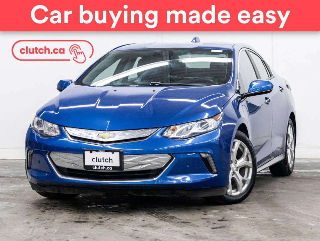 Used 2017 Chevrolet Volt Premier w/ Apple CarPlay & Android Auto, Heated Rear Seats, Heated Steering Wheel for sale in Toronto, ON