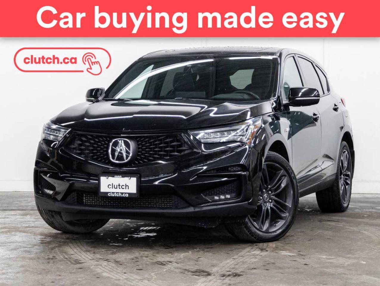 Used 2019 Acura RDX A-Spec AWD w/ Apple CarPlay, Panoramic Moonroof, Nav for sale in Toronto, ON