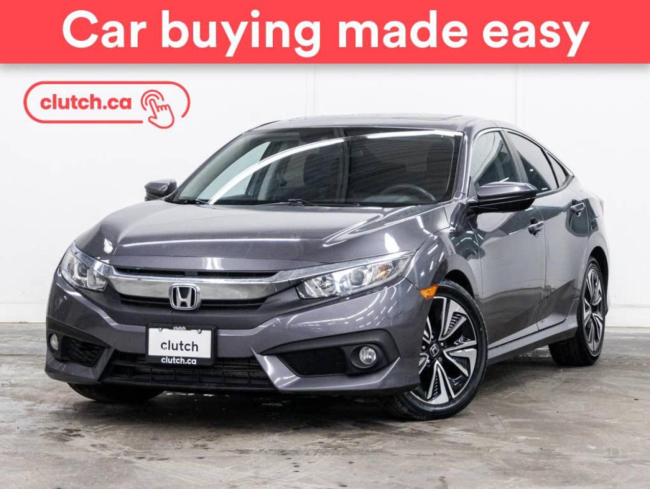 Used 2016 Honda Civic EX-T w/Apple CarPlay & Android Auto, Heated Front Seats, Backup Cam for sale in Toronto, ON