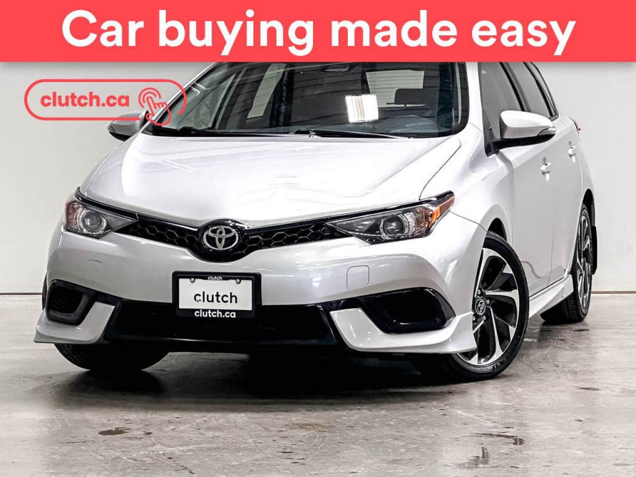 Used 2017 Toyota Corolla iM Base w/ Heated Front Seats, Rearview Camera, Cruise Control for sale in Toronto, ON