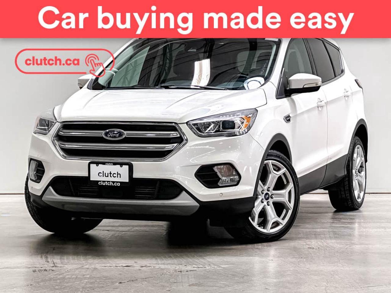 Used 2017 Ford Escape Titanium 4WD w/ Nav, Heated Front Seats, Rearview Cam for sale in Toronto, ON