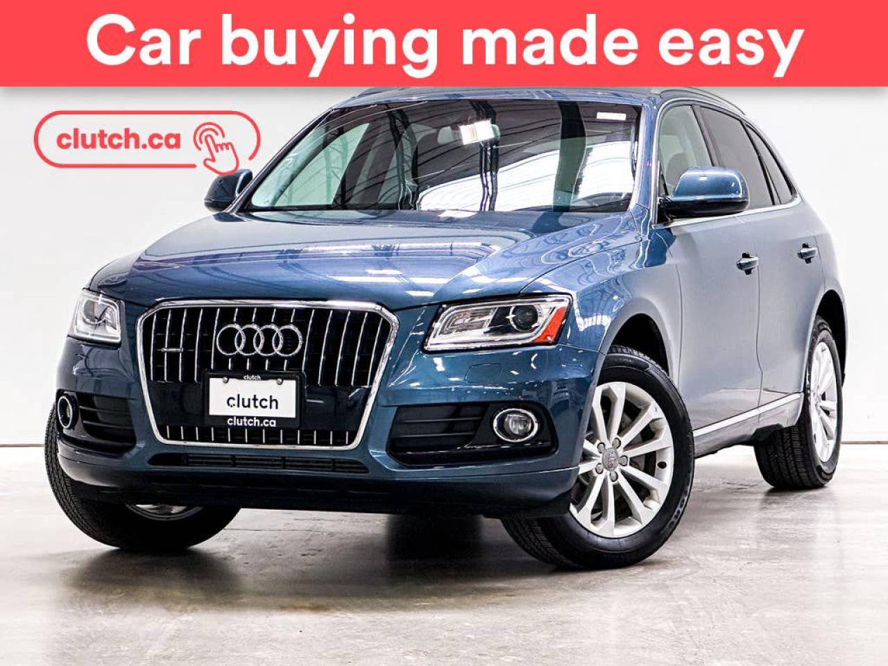 Used 2016 Audi Q5 2.0T Progressiv AWD w/ Nav, Heated Front Seats, Rearview Cam for sale in Toronto, ON