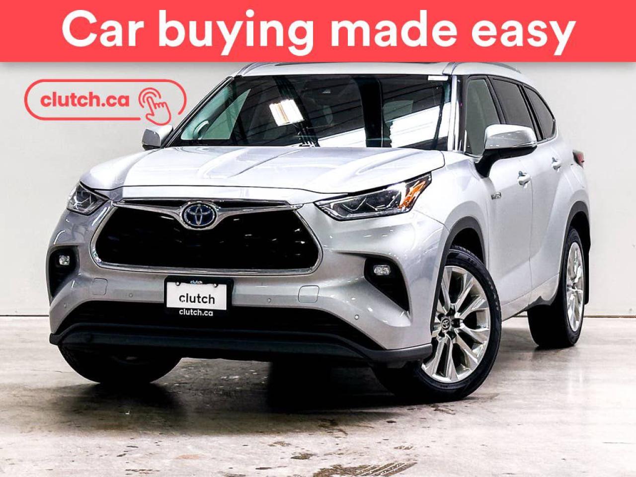 Used 2021 Toyota Highlander HYBRID Limited AWD w/ Apple CarPlay, Heated Front Seats, Rearview Cam for sale in Toronto, ON