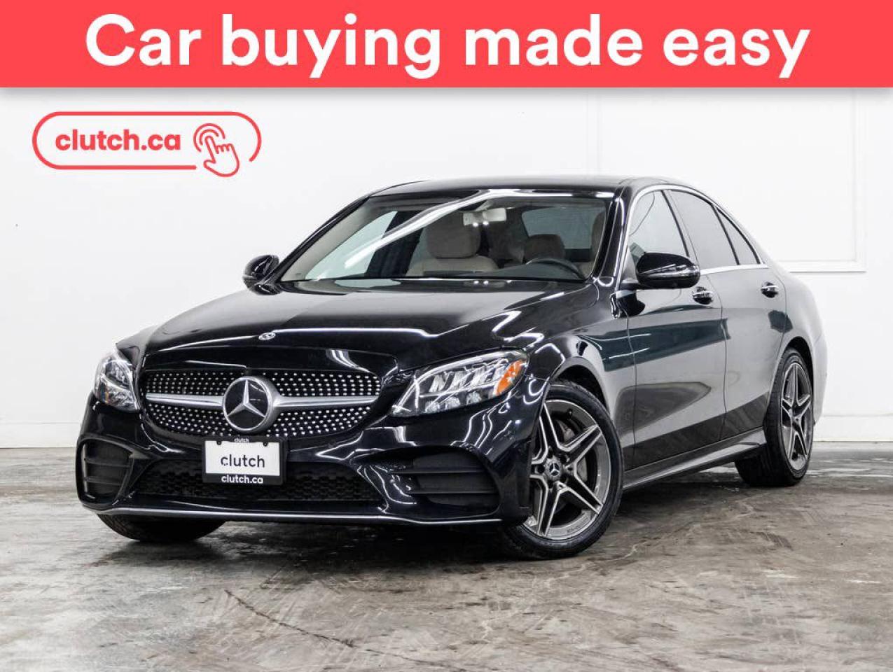 Used 2020 Mercedes-Benz C-Class C 300 4Matic AWD w/ Apple CarPlay & Android Auto, Sunroof, Nav for sale in Toronto, ON