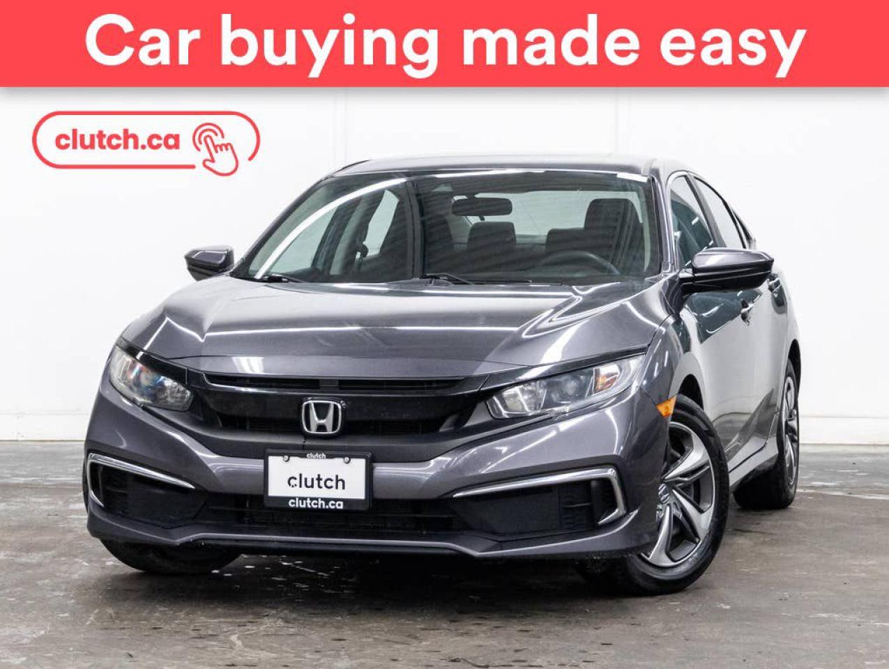Used 2019 Honda Civic LX w/Apple Carplay & Android Auto, Heated Front Seats, Backup Cam for sale in Toronto, ON