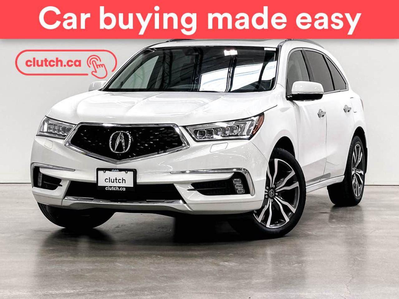 Used 2020 Acura MDX SH-AWD w/ Elite Pkg. w/ Apple CarPlay, Heated Front Seats, Rearview Cam for sale in Toronto, ON
