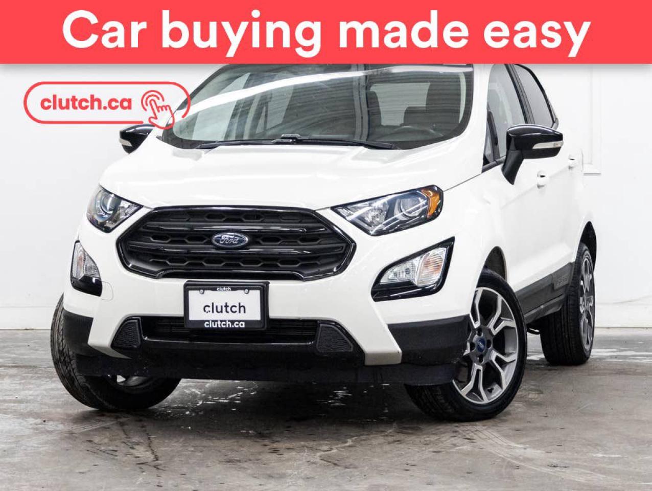 Used 2019 Ford EcoSport SES 4WD w/Apple CarPlay & Android Auto, Heated Front Seats, Backup Cam for sale in Toronto, ON