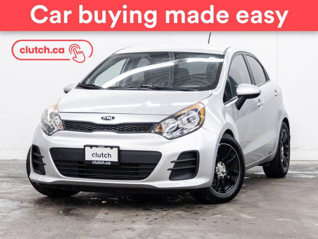 Used 2016 Kia Rio LX w/ Plus Pkg w/ Bluetooth, Cruise Control, A/C for sale in Toronto, ON