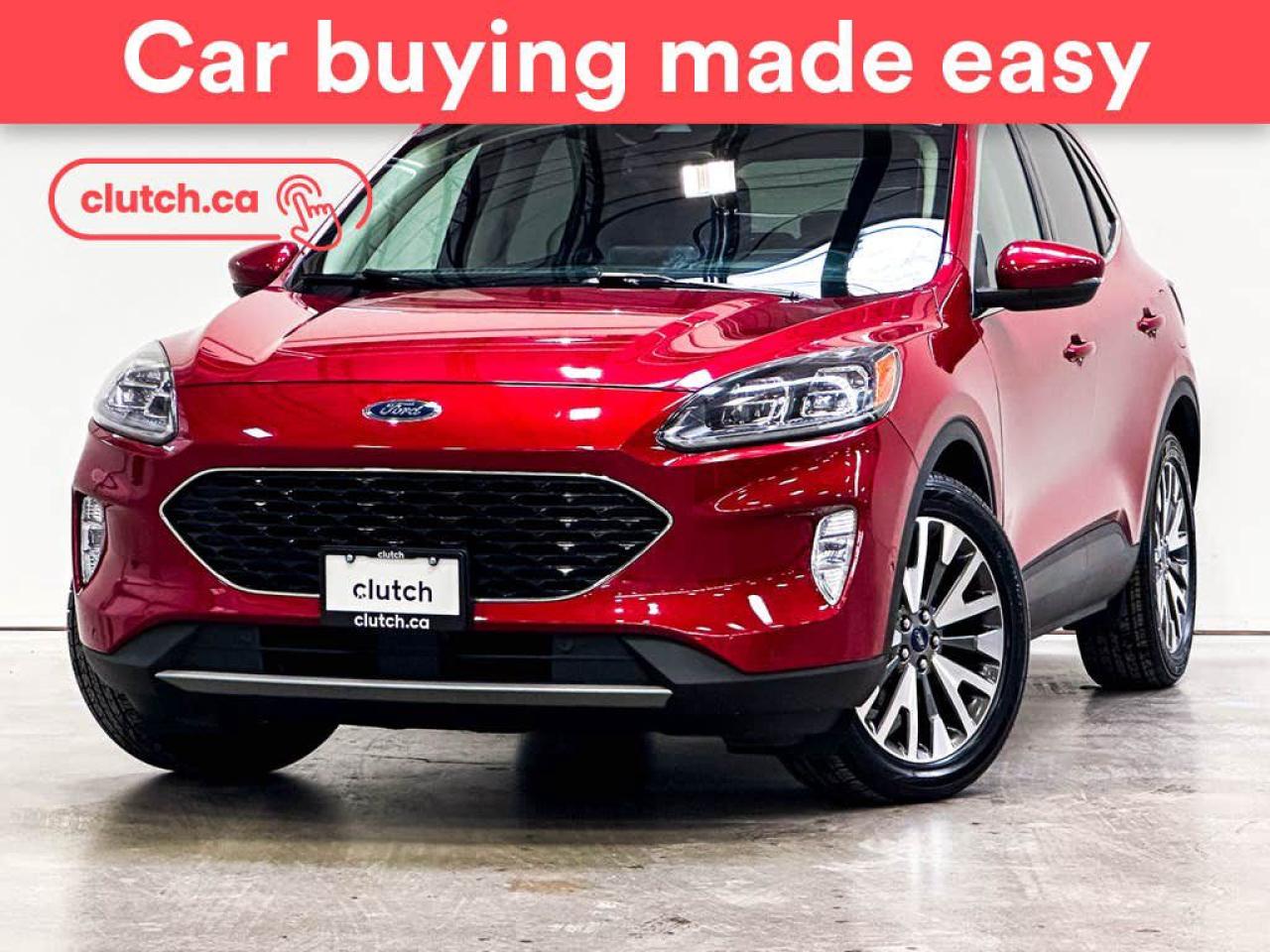 Used 2020 Ford Escape Titanium Hybrid AWD w/ Apple CarPlay, Heated Front Seats, Rearview Cam for sale in Toronto, ON