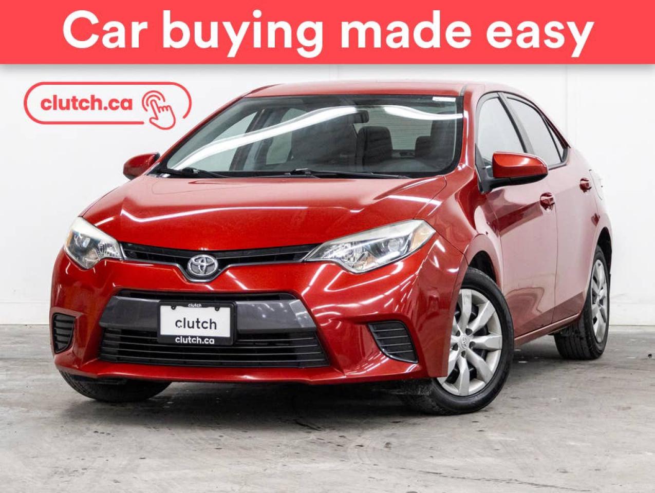 Used 2016 Toyota Corolla LE w/ Front Heated Seats, Rearview Cam, Climate Control for sale in Toronto, ON
