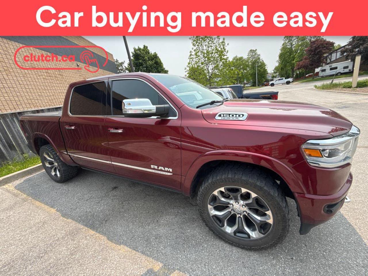 Used 2022 RAM 1500 Limited Crew Cab 4X4 w/ Apple CarPlay & Android Auto, Rearview Cam, Nav for sale in Toronto, ON