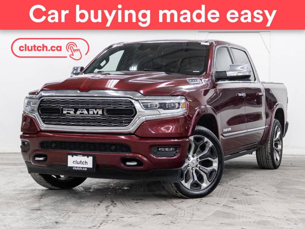 Used 2022 RAM 1500 Limited Crew Cab 4X4 w/ Apple CarPlay & Android Auto, Rearview Cam, Nav for sale in Toronto, ON
