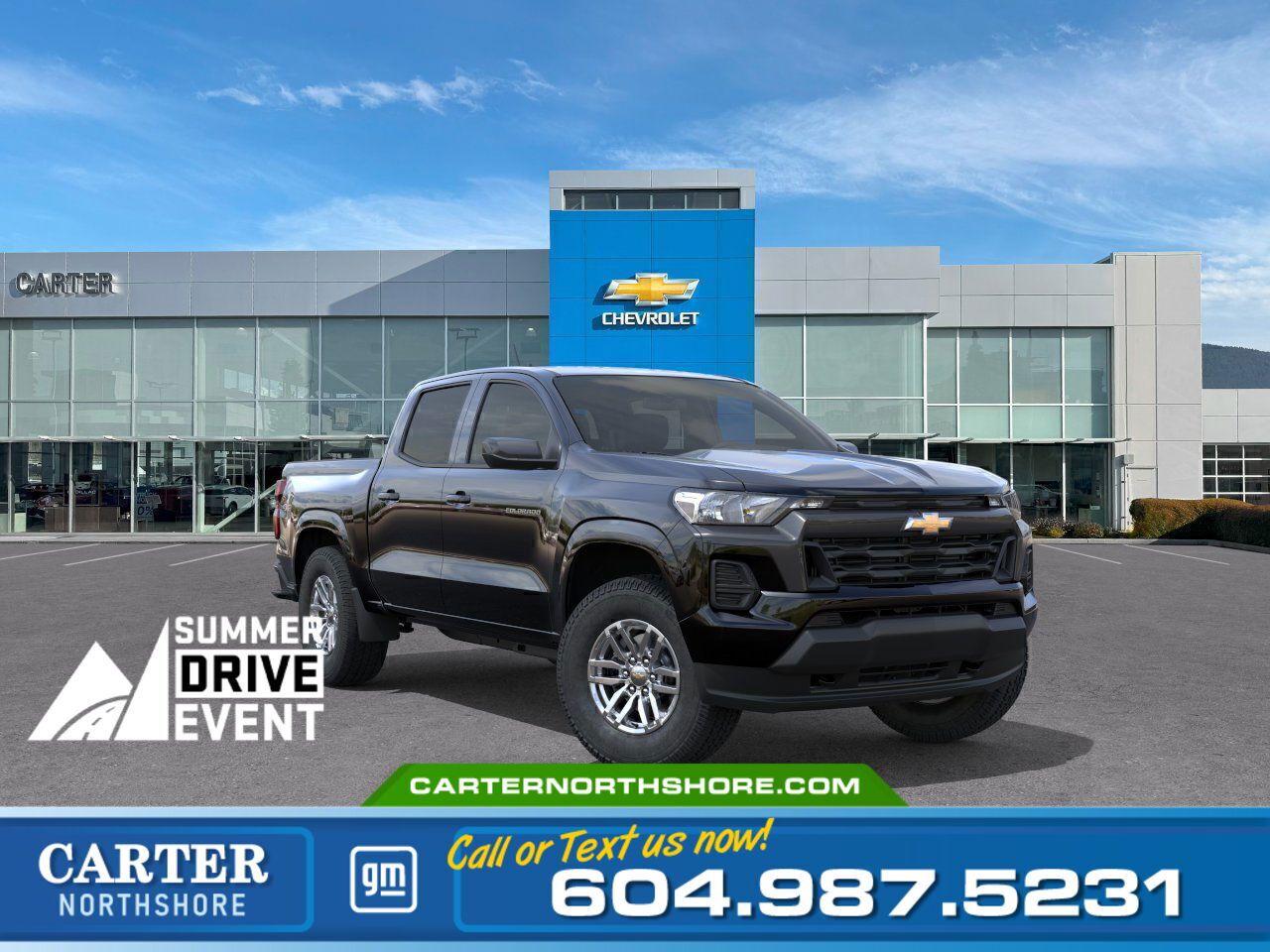 New 2025 Chevrolet Colorado WORK TRUCK 4WD | Steel Wheels/Driver Assist/HD Cam for sale in North Vancouver, BC