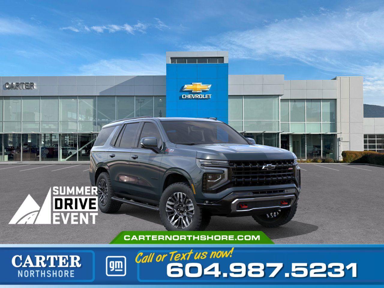 New 2025 Chevrolet Tahoe Z71 4WD | Alum Wheels/HD Surround Vision for sale in North Vancouver, BC