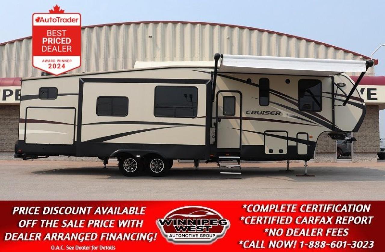 Used 2017 Crossroads RV Cruiser 3351BH  38FT /4 SLIDE BUNK HOUSE, SLEEP 8, AS NEW! for sale in Headingley, MB