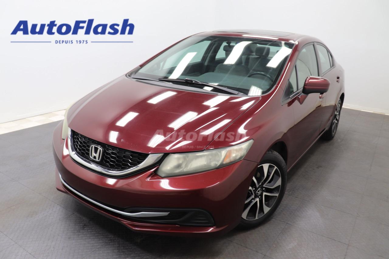 Used 2015 Honda Civic Sedan EX, CAMERA, TOIT OUVRANT, SIEGES CHAUFFANTS for sale in Saint-Hubert, QC