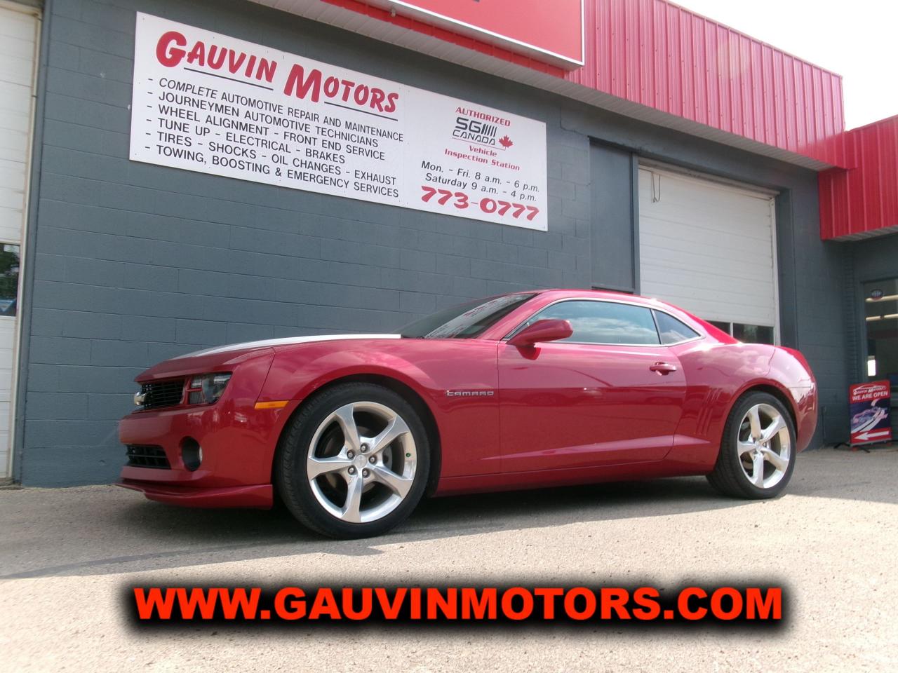 Used 2013 Chevrolet Camaro 2LT RS Pkg, Leather, Sunroof, Heads-Up Display for sale in Swift Current, SK