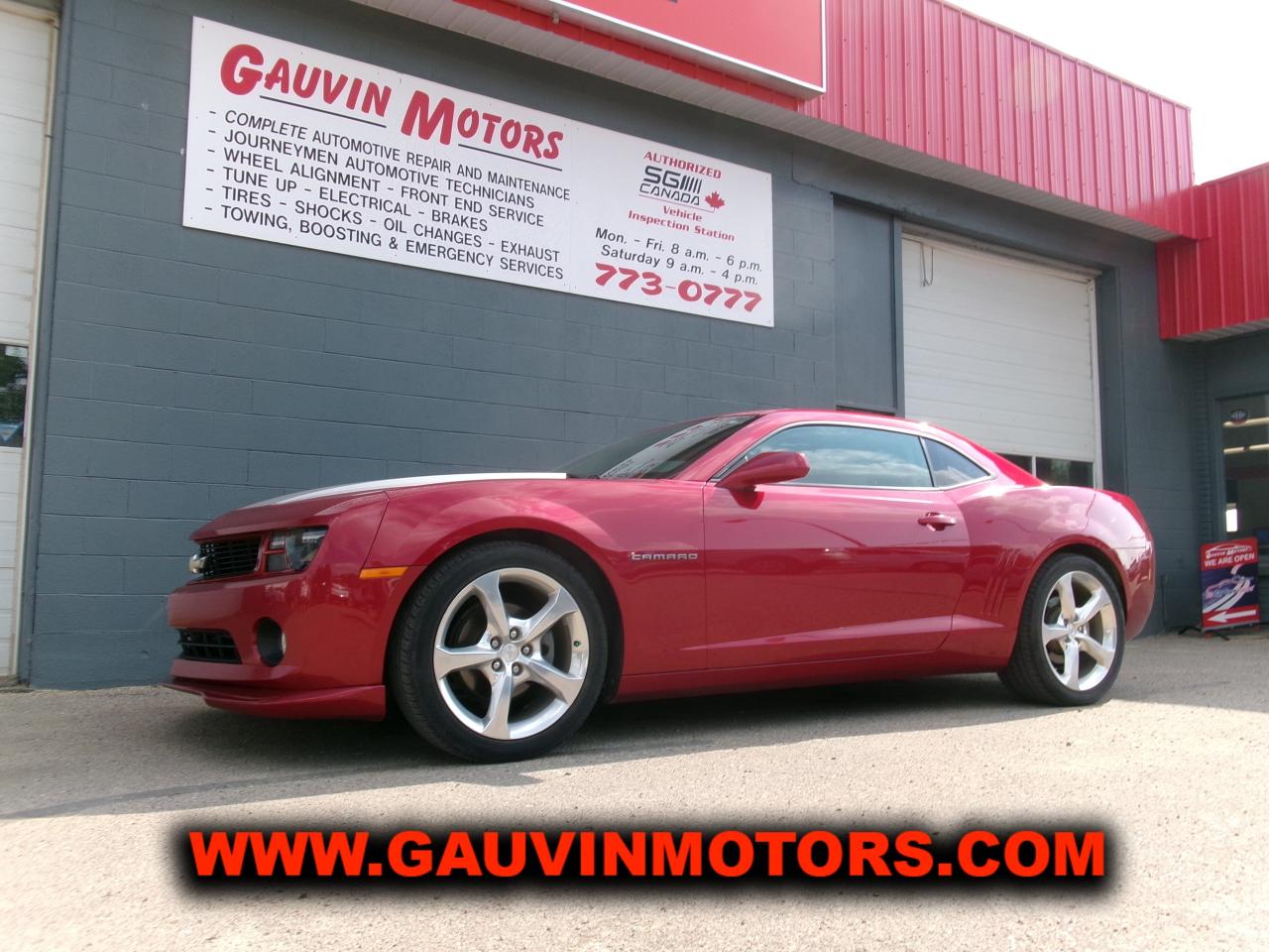 Used 2013 Chevrolet Camaro 2LT RS Pkg, Leather, Sunroof, Heads-Up Display for sale in Swift Current, SK