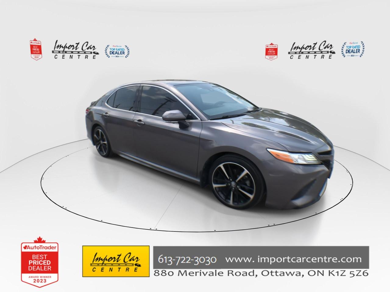 Used 2020 Toyota Camry XSE V6 LEATHER, V6, PANO. ROOF, HUDS, JBL SOUND, for sale in Ottawa, ON